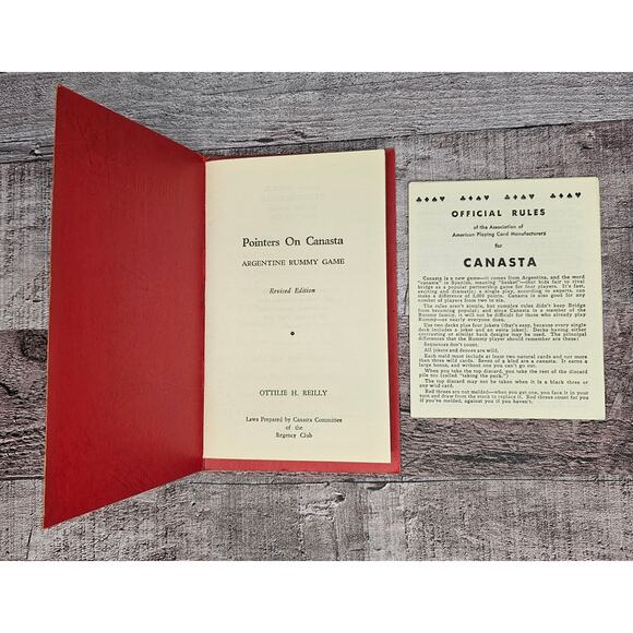 Blackstone Samba 3 Deck Canasta Vintage Playing CARDS Box Rule Pointers Books - Picture 2 of 7